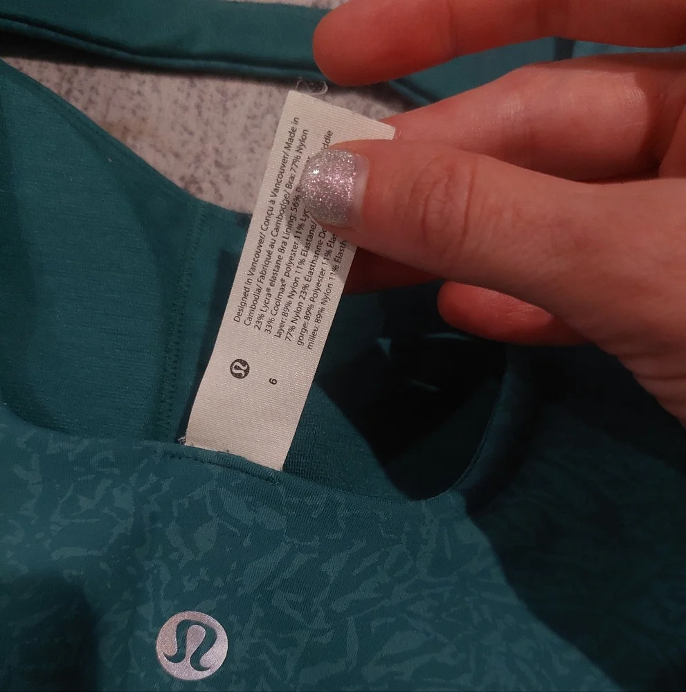 Lululemon Everlux Cut-Out Bra